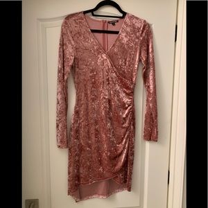 Gianni Bini mauve velvet dress